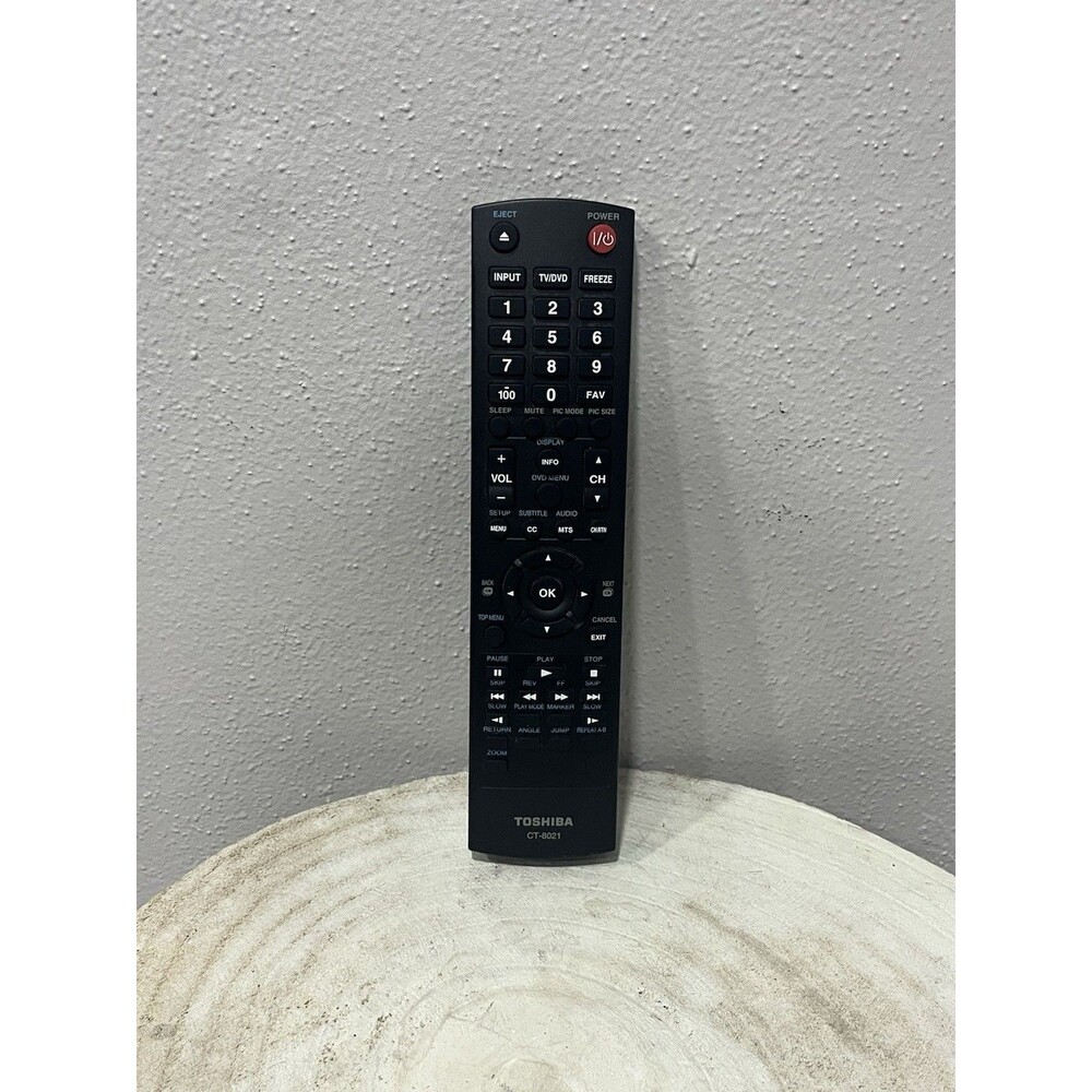 Toshiba CT-8021 TV DVD Combo Remote Control 19SLV411U 24SLV411U - UNTESTED